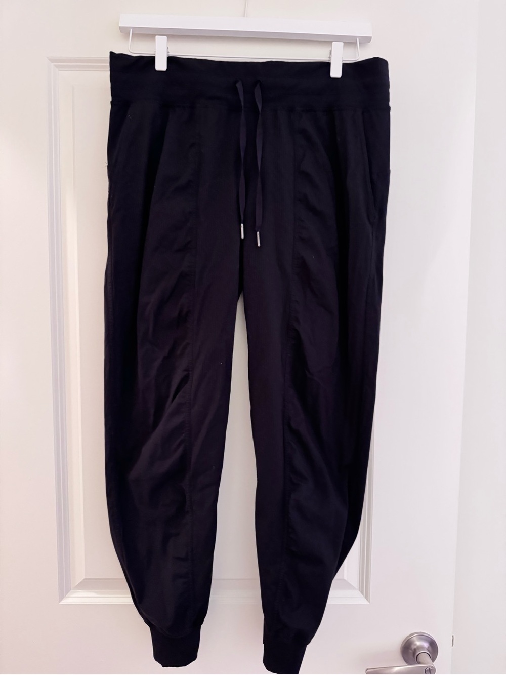 lululemon athletica Womens Black Drawstring Joggers